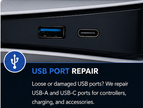 ps5 usb port repair omaha controller connection fix