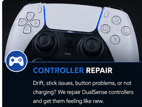 ps5 controller repair omaha stick drift button fix dualsense repair